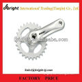 Bicycle crank and chainwheel for road bikes